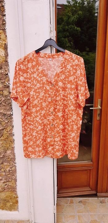 Chemise longue vintage ou tunique femme - T. 40/42