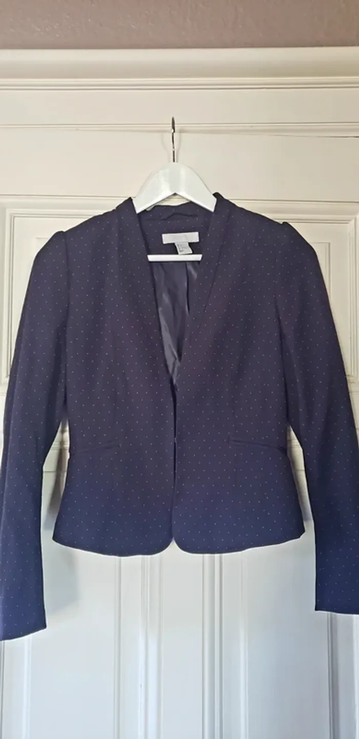 Veste blazer chic élégant femme H&M 36 mariage cérémonie printemps été