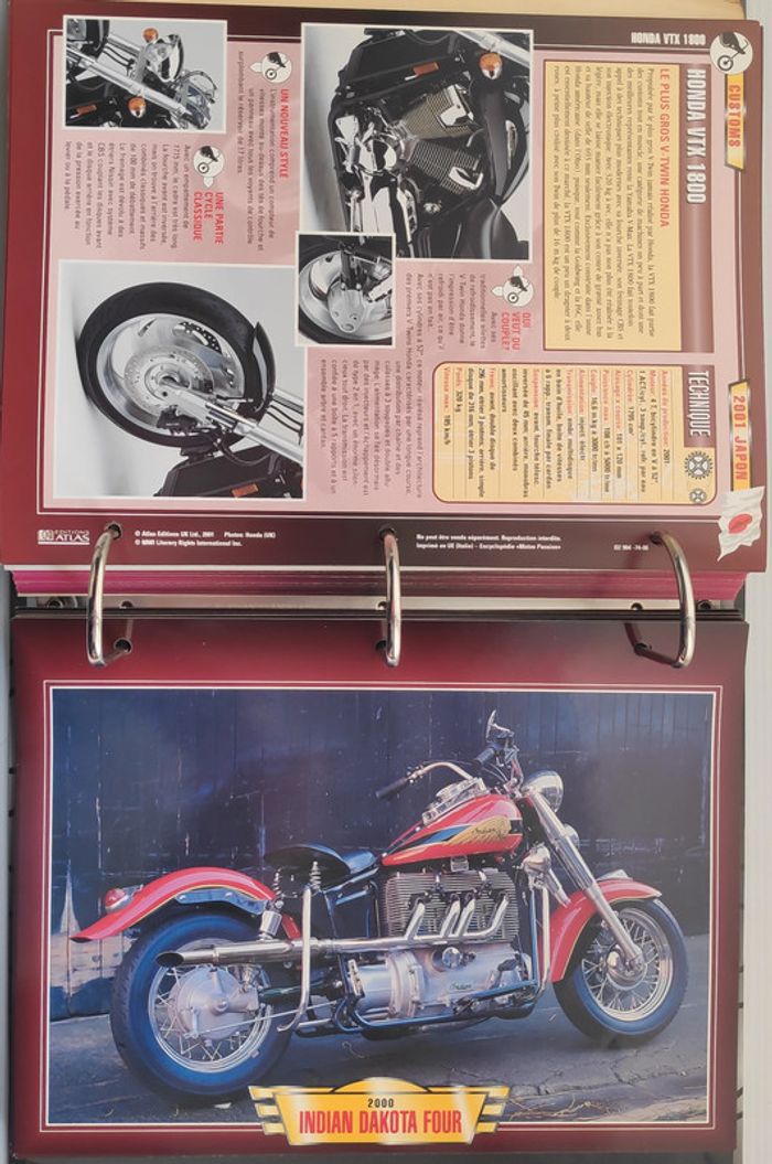 Classeur Motos Passion - Préparations & Customs (175 fiches) - photo numéro 13