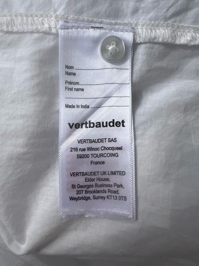 Robe de cérémonie à fleurs bleues taille 7 ans Vertbaudet - photo numéro 9