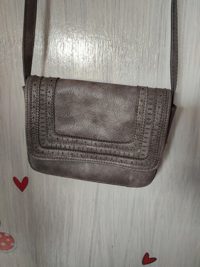Sac pochette gris - photo numéro 3
