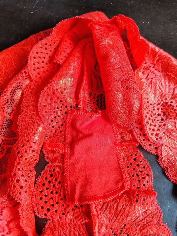 Dentelle rouge - photo numéro 3