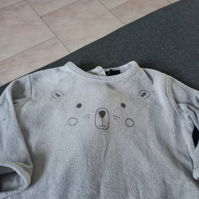 Pyjama gris clair - photo numéro 2