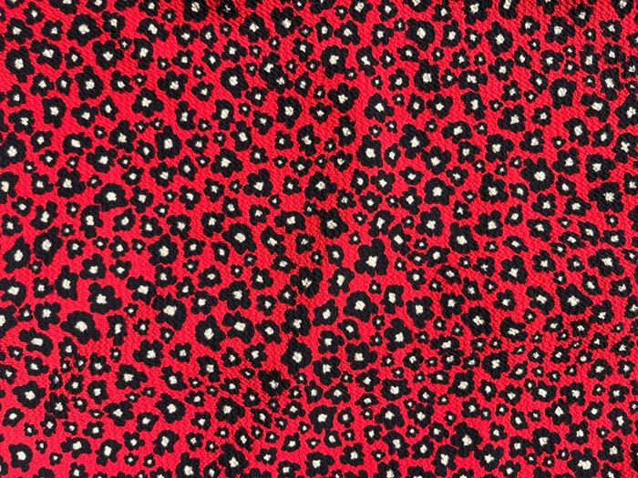 Jupe rouge à motifs one step M - photo numéro 2