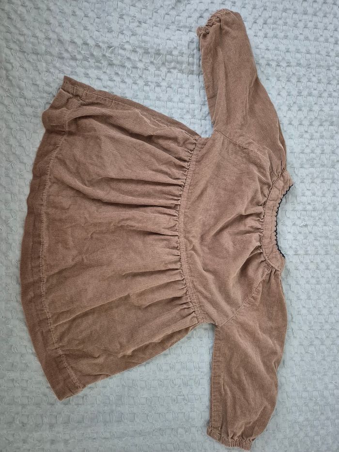 robe marron velours - photo numéro 2