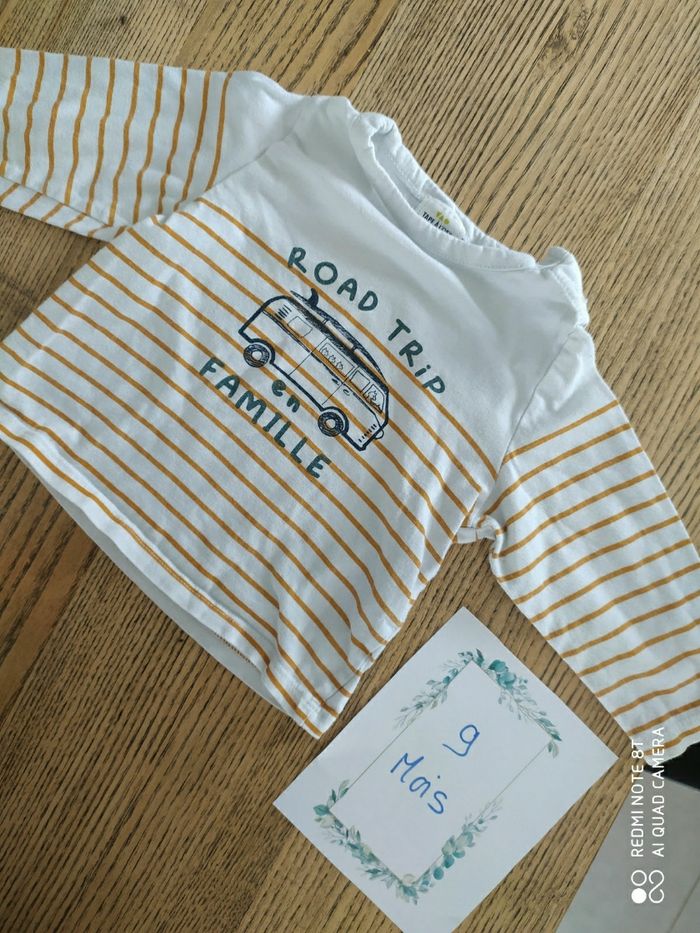 Haut manches longues TAO 9mois