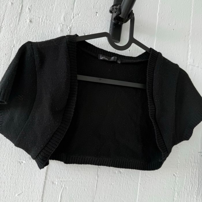Gilet boléro, noir, Mim taille XS Y2K Convient à un petit S - photo numéro 5