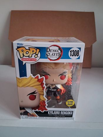 Figurine Funko Pop Kyojuro Rengoku 1308 GITD