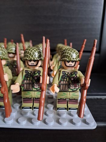 Soldats Américains 1 type Lego 