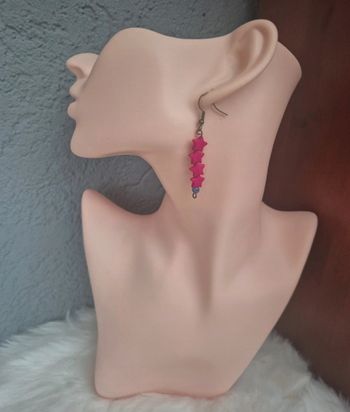 Boucles d’oreilles Perles étoiles fushia ✨💖 #Bijoux #Mode #Accessoires