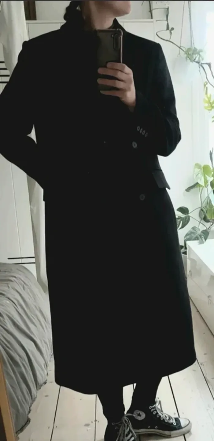 Manteau en laine premium Zara Manteco 75% laine – Pièce premium d’exception