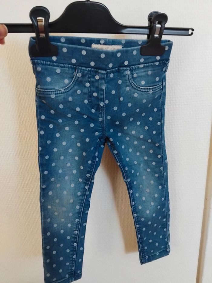 Pantalon en jeans fille 2ans