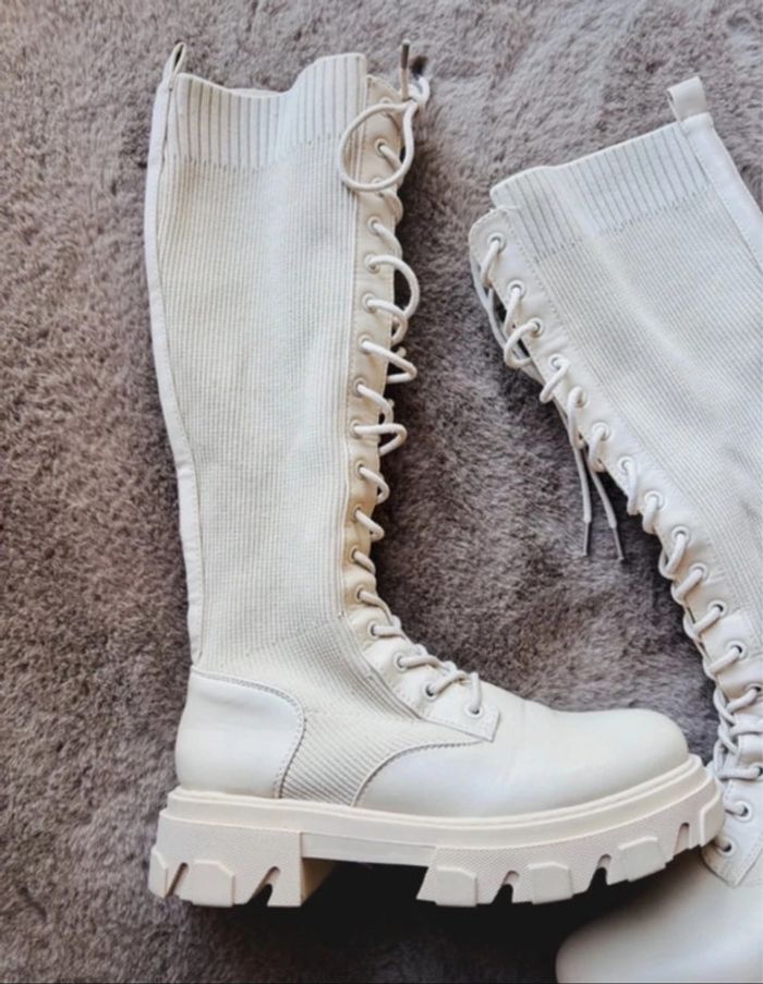 Cuissarde beige femme -boutique bohème taille 38 - photo numéro 2