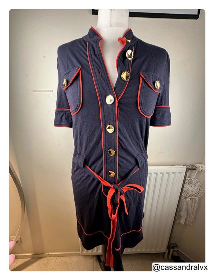 Robe bleue et rouge - Marc by Marc Jacobs