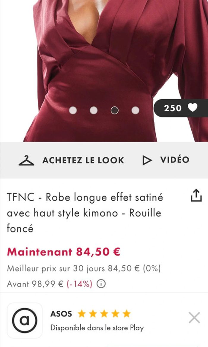 Robe de soirée satinée - photo numéro 14
