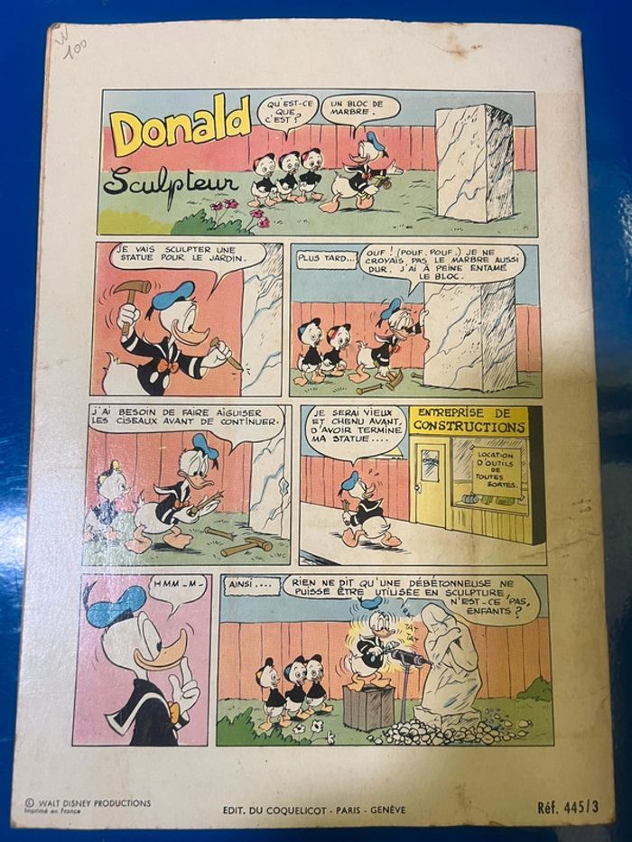 Bd Donald Walt disney 1958 - photo numéro 2