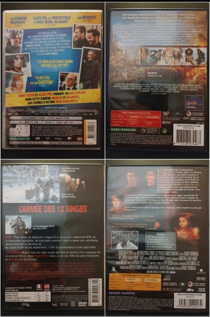 📀 DVD Lot de 4 (neuf) - photo numéro 2
