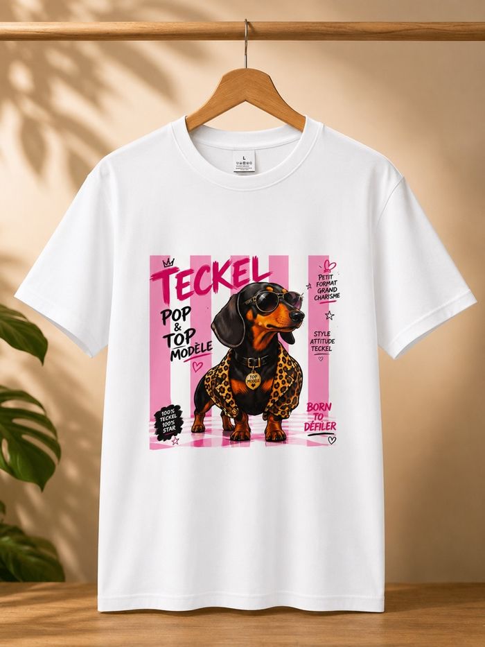 T-shirt Teckel & Co Top model Taille L Oversize – Neuf - photo numéro 2