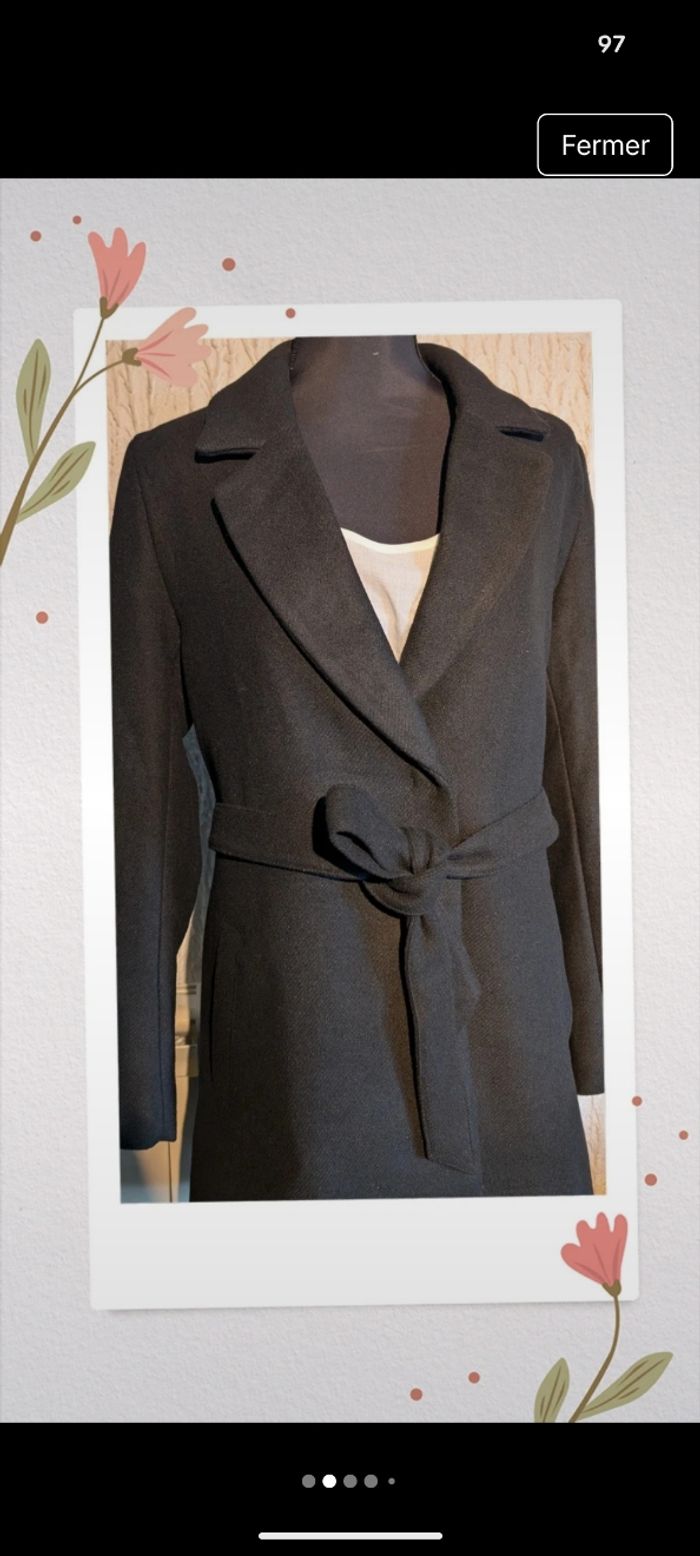 Manteau ceinturé H&M