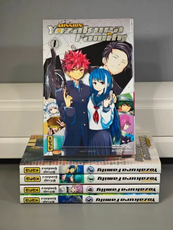 Lot Manga Mission Yozakura Family 1 à 5 VF
