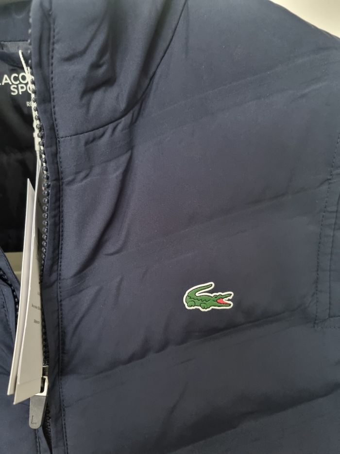 Doudoune sans manches fine Lacoste bleu marine XS - photo numéro 3