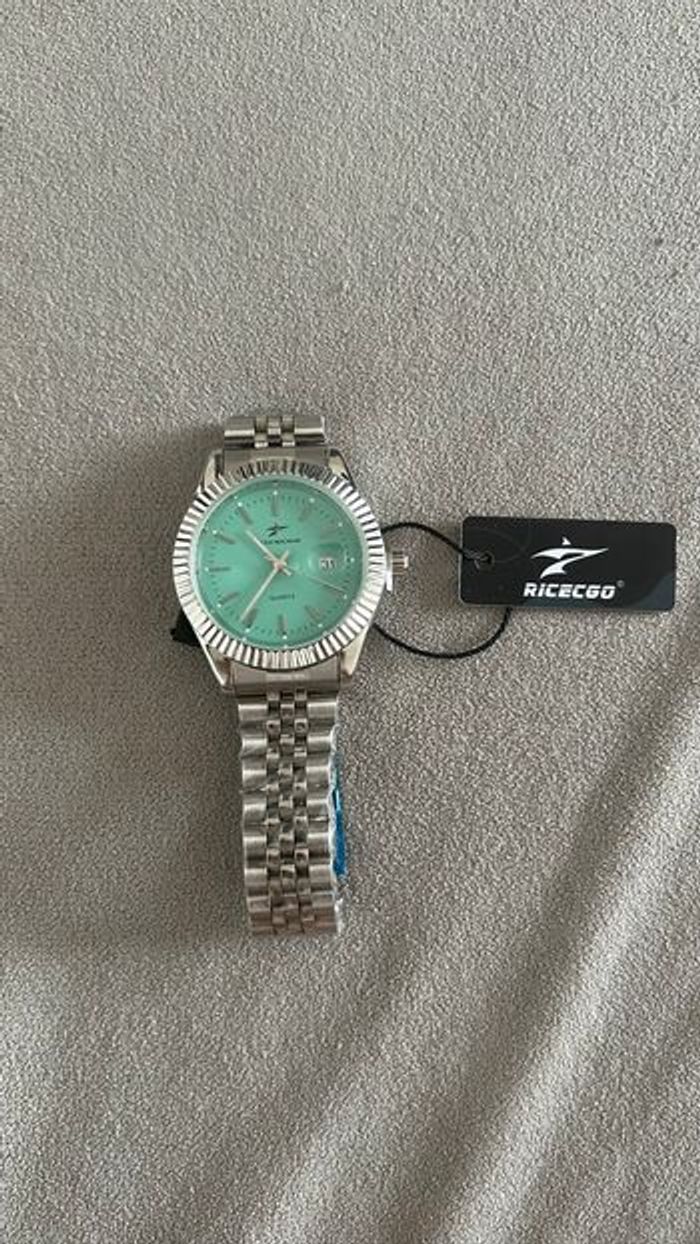 Montre Ricego avec cadran vert ⌚️ - photo numéro 2