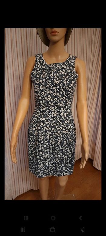 Robe bleu fleuries Essentiel Antwerp taille 38