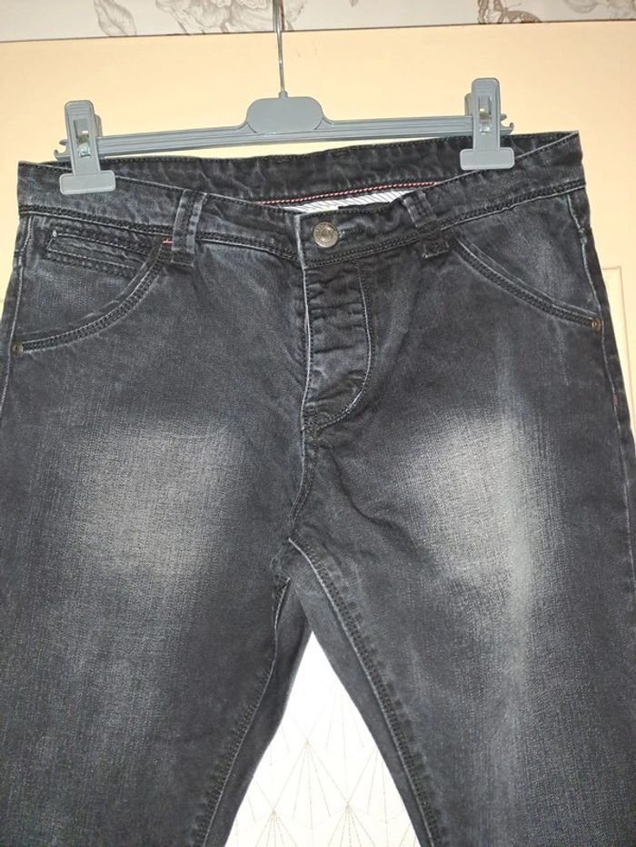 Pantalon noir délavé comme neuf carnet de vol homme - photo numéro 12
