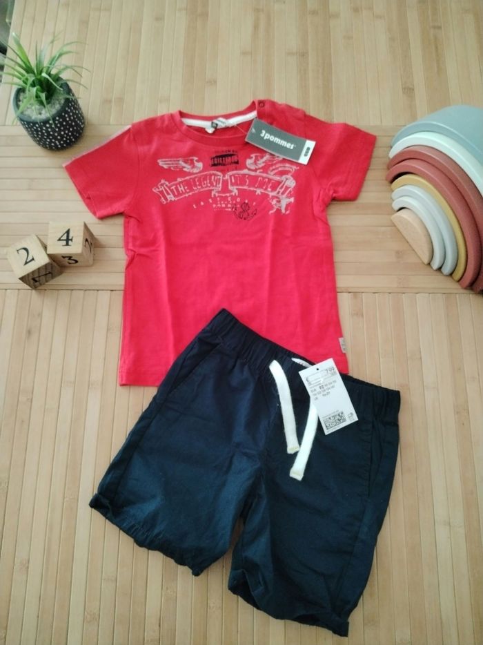 Ensemble 3pommes h&m 2ans