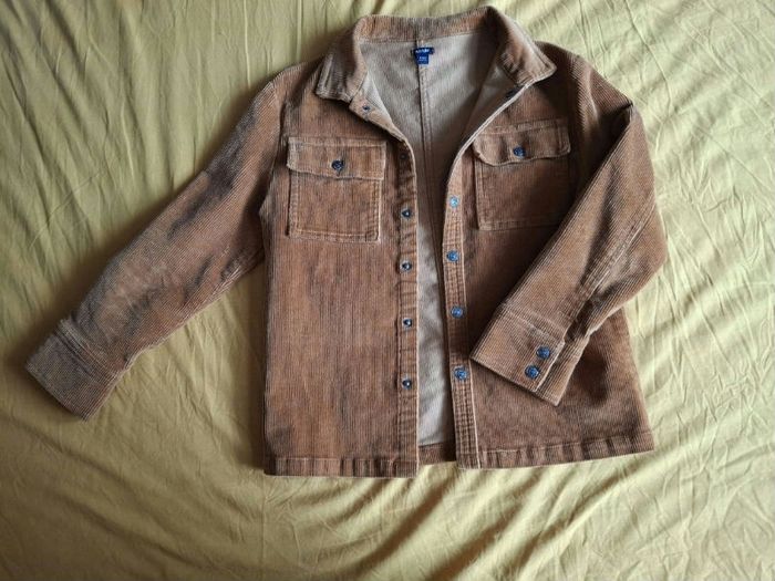 Veste velours camel foncé Kiabi - Taille 8ans (très bon état)