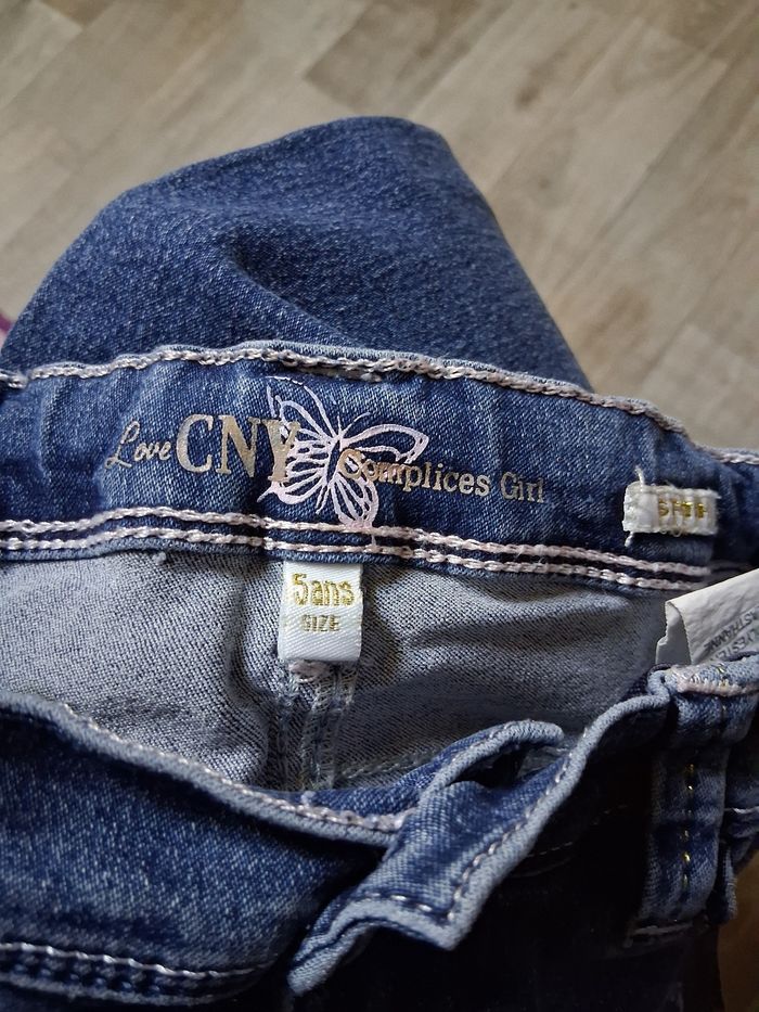 Jean slim fille bleu 5 ans - photo numéro 7