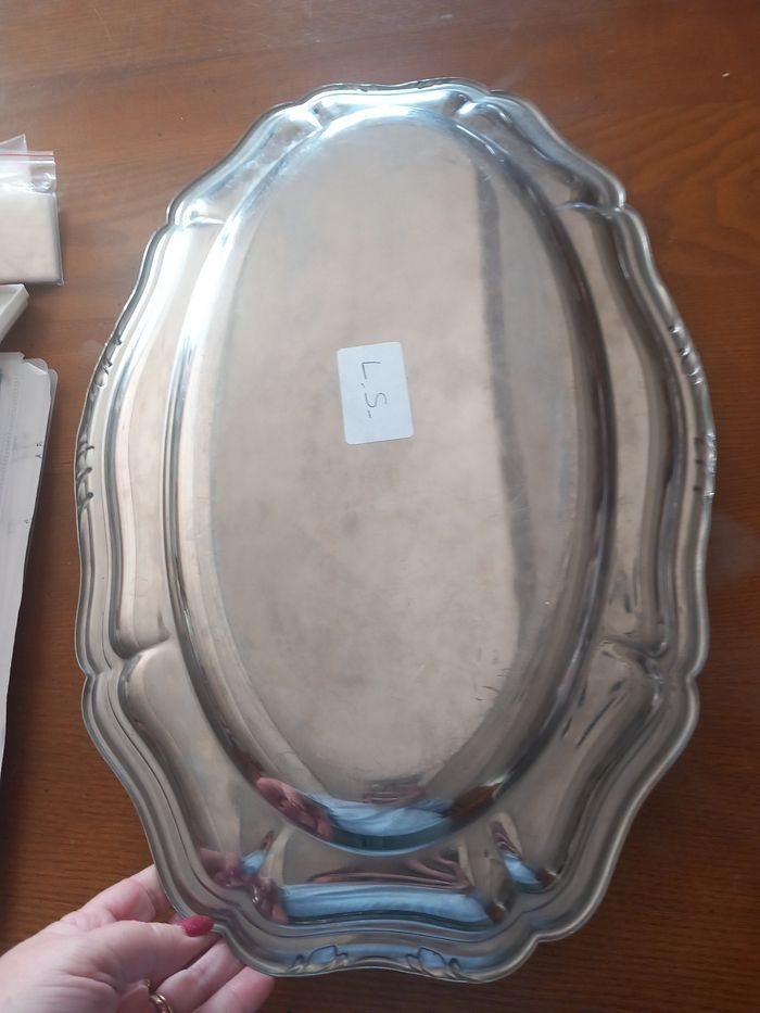 Plat inox 50x32 cm. - photo numéro 3