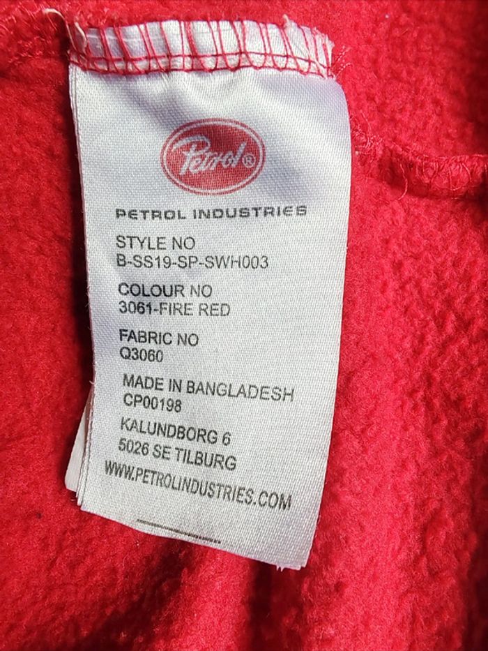 Veste avec capuche zippée rouge Petrol Industries 12 ans - photo numéro 5