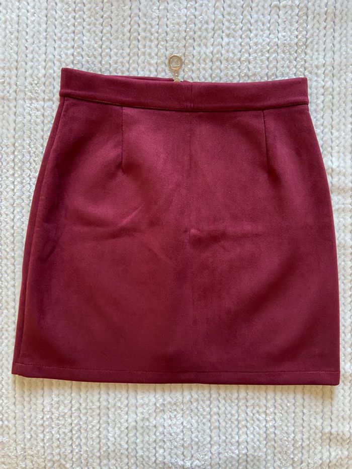 Jupe moulante bordeaux - photo numéro 2