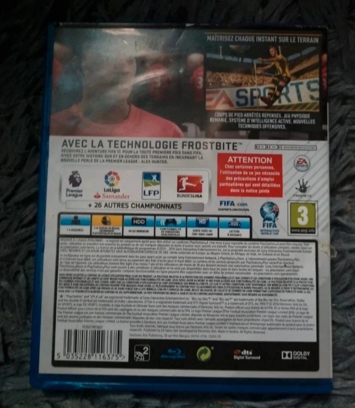 Jeu Ps4 Fifa 17 - photo numéro 2