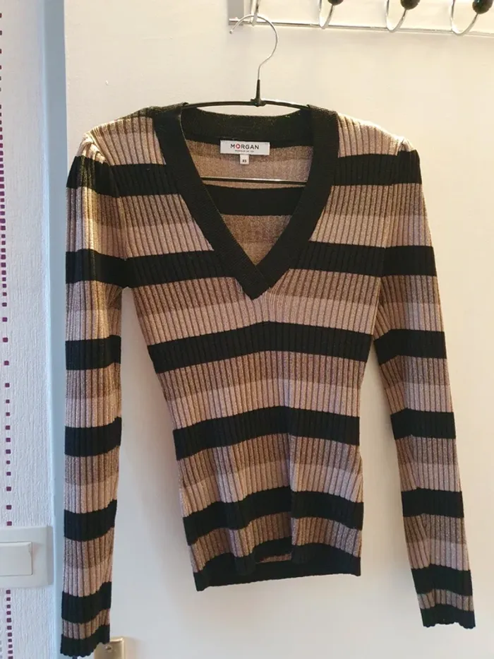 Pull rayé