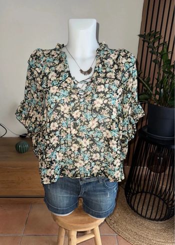 Blouse légère manches courtes