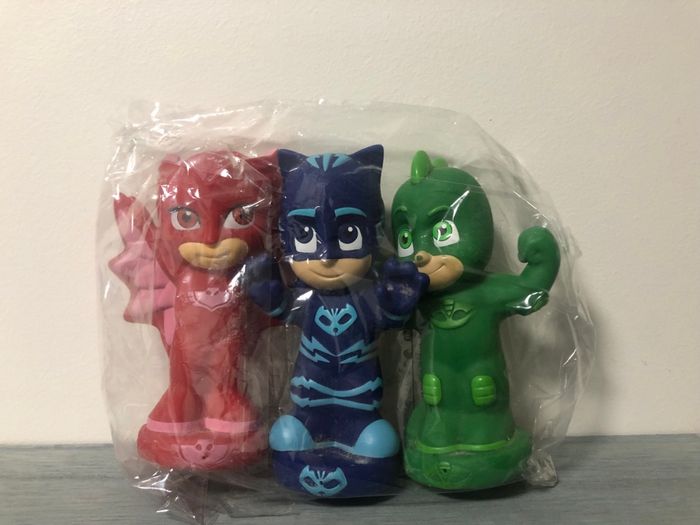 Pyjamask 3 Figurines arroseurs de bain jouet jeu
