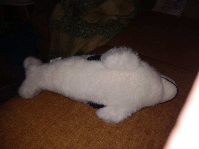 Peluche dauphin gris - photo numéro 3