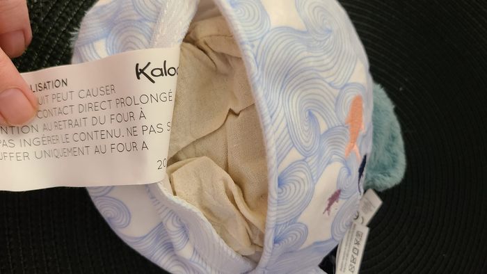 Peluche bouillotte chaud et froid Poisson kaloo - photo numéro 3