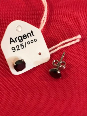 Boucles d'oreilles argent