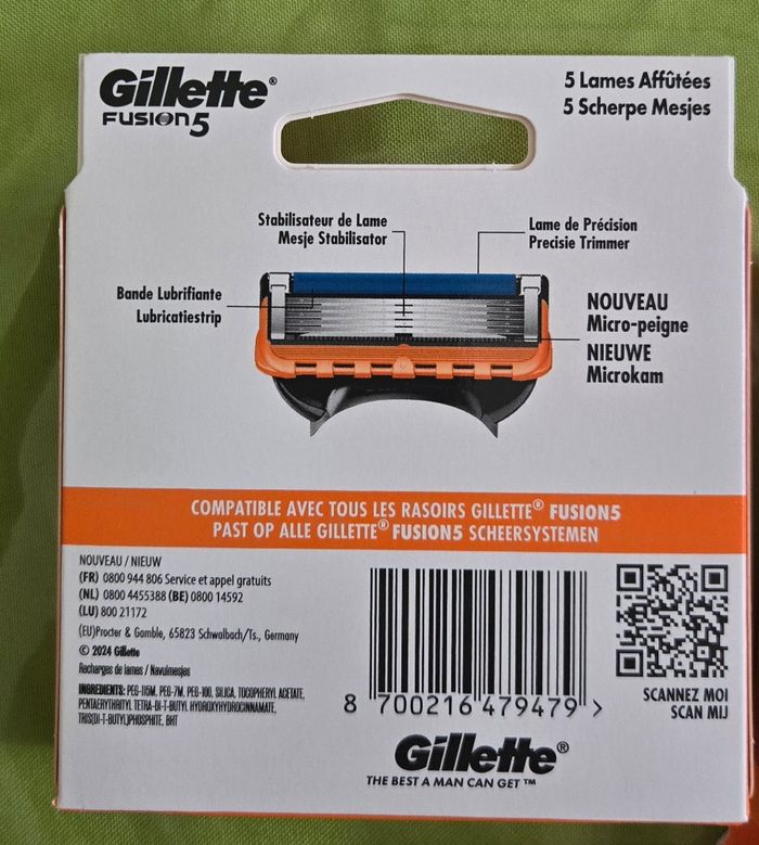 Lames gillette fusion neuve - photo numéro 2