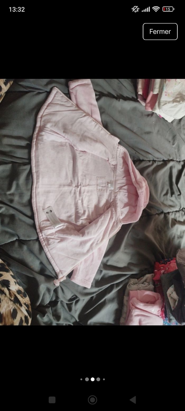 Lot de pull est gilet bébé fille - photo numéro 7