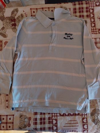 Polo manche longue garcon 5ans