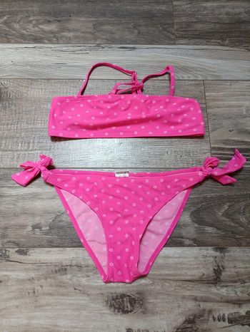 Maillot de bain 2 pièces fille taille 12 ans