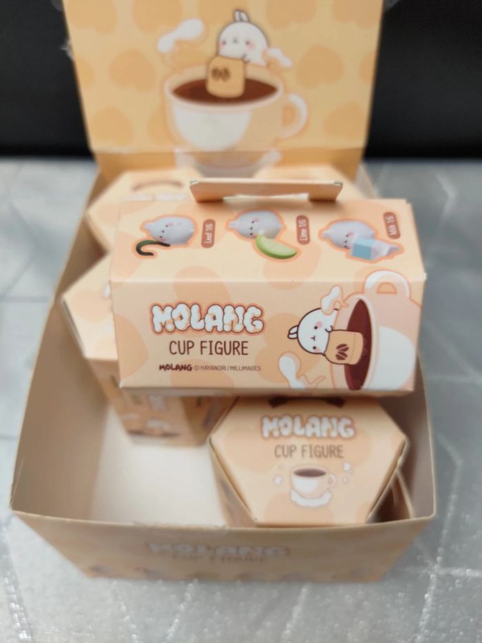 Lot de 6 Boîtes mystères Molang - Ornement de tasse - photo numéro 3