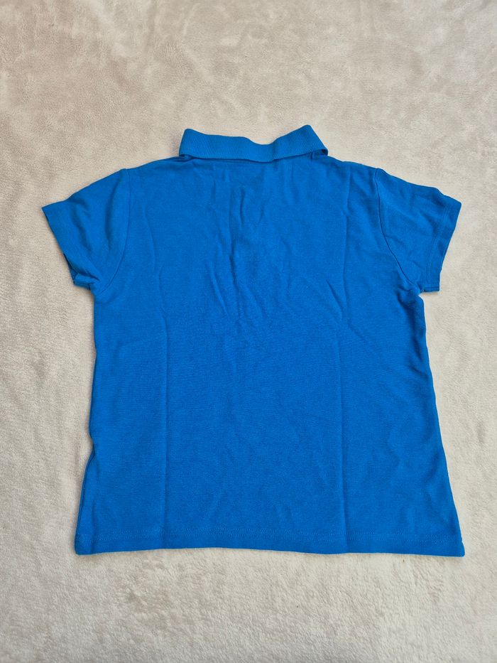 T shirt polo bleu garçon 12 ans basic npo junior - photo numéro 4