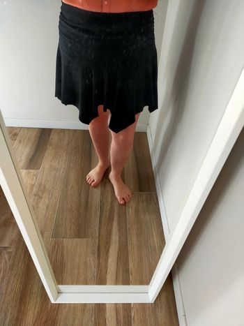 Jupe asymétrique noire