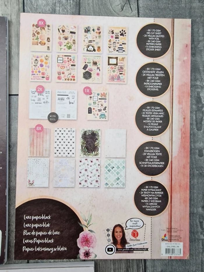 Lot blocs scrapbooking - photo numéro 3