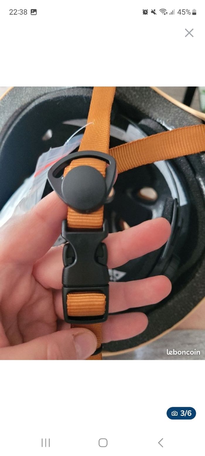 Kit casque vélo(avec sac+lumiére)Taille M - photo numéro 3